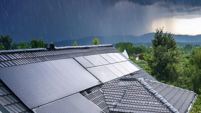 Die Folgen des Klimawandels beeinflussen immer mehr den Bau von Wohnhäusern. Ein Schlüsselkonzept ist die Klimaresilienz. Massive Häuser halten durch ihre natürlichen Eigenschaften ohne Zusatzmaßnahmen extremem Wetter stand. (Foto: Massiv mein Haus)