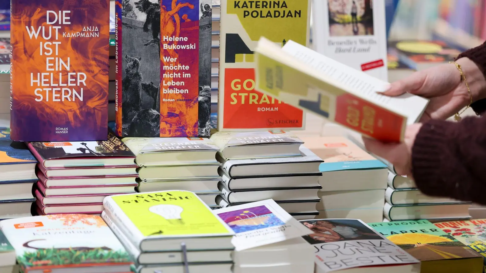 Die Jury hat die Nominierten für den Preis der Leipziger Buchmesse bekanntgegeben. (Foto: Jan Woitas/dpa)