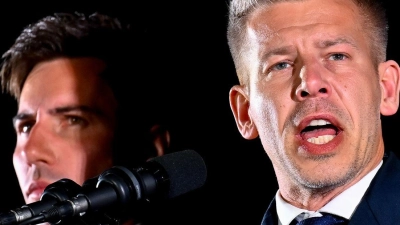 Wahlsieger Magyar ruft die Orban-Loyalisten an der Staatsspitze zum Rücktritt auf.  (Foto: Denes Erdos/AP/dpa)