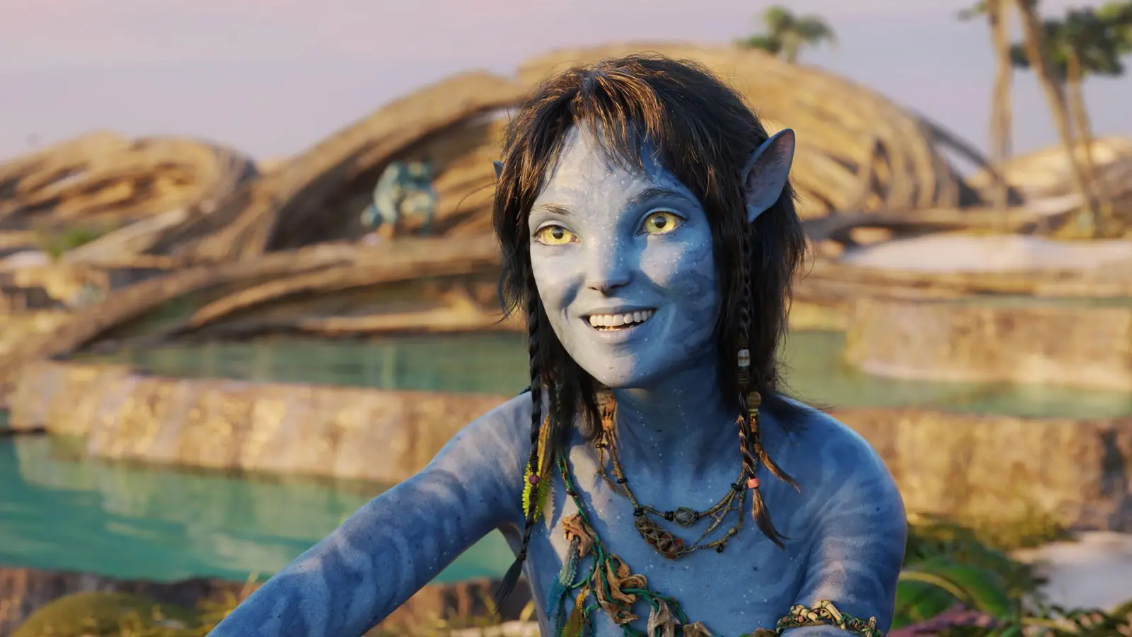 Sigourney Weaver als Kiri in einer Szene des Films „Avatar 2: The Way Of Water” (Foto: -/20th Century Studios/dpa)