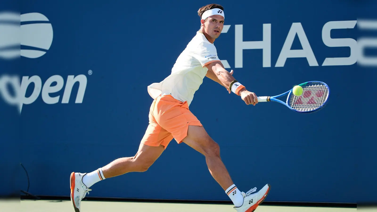 Daniel Altmaier konnte seine Partie gegen Alex De Minaur nicht zu Ende spielen. (Foto: Pamela Smith/FR172156 AP/AP/dpa)