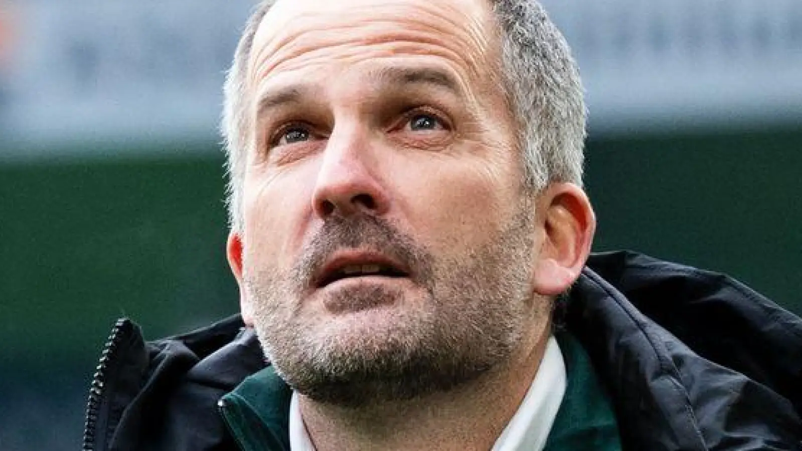 Viel Frust gab es für Augsburgs Trainer Manuel Baum beim 0:4 in Mönchengladbach. (Foto: Marius Becker/dpa)