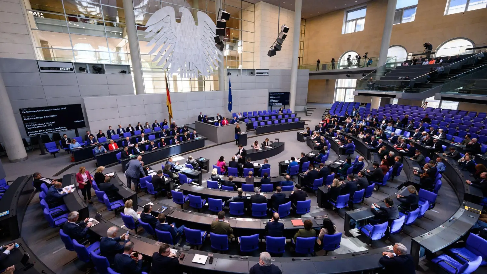Plenarsitzung im Deutschen Bundestag. (Foto: Bernd von Jutrczenka/dpa)