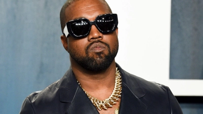 US-Rapper Kanye West steht nach Einschätzung des Wiesenthal-Zentrums mit seinen Äußerungen an der Spitze der zehn schlimmsten antisemitischen Vorfälle des Jahres 2022. (Foto: Evan Agostini/Invision/AP/dpa)