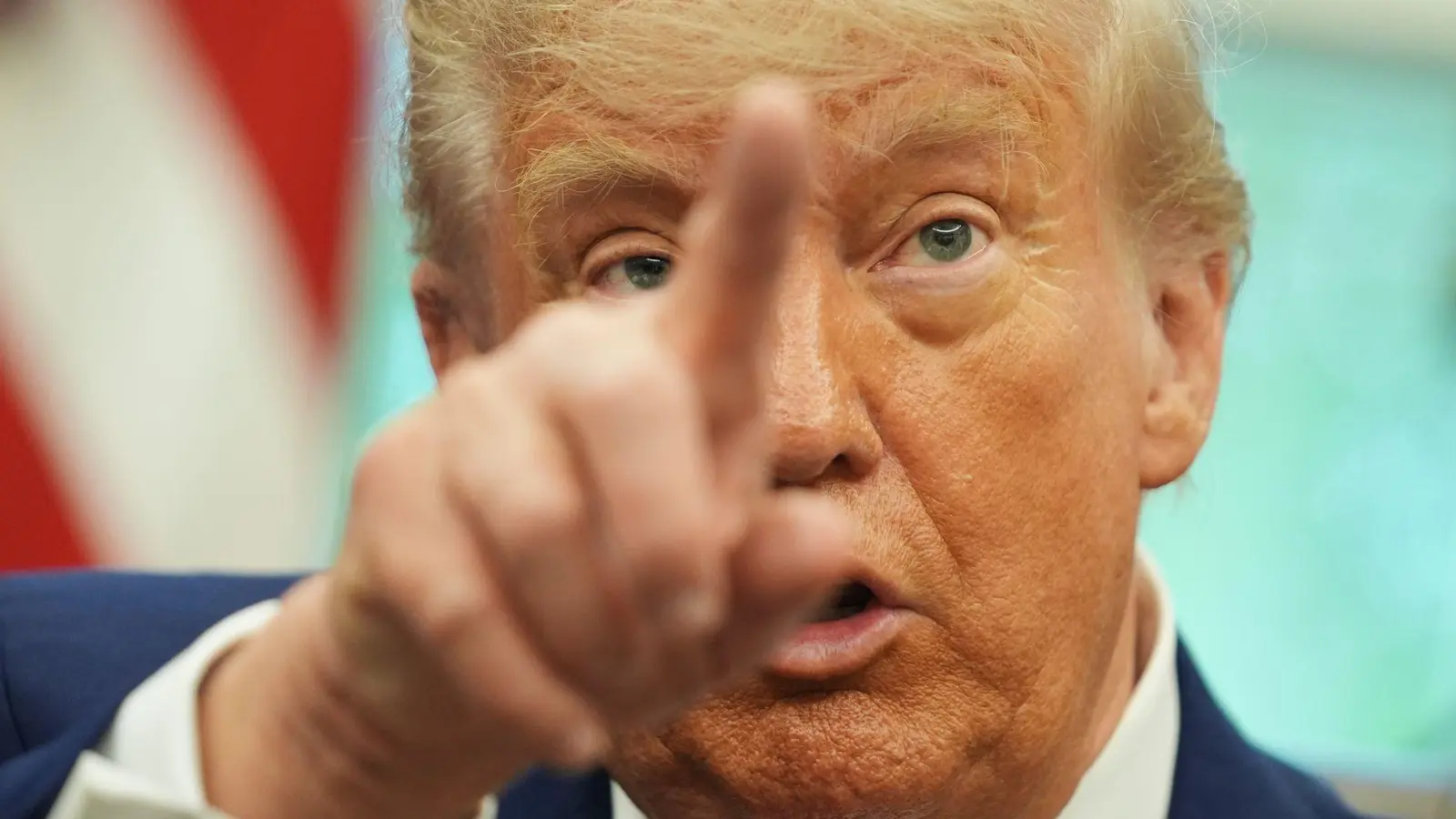 Geht auf Konfrontationskurs: US-Präsident Donald Trump. (Archivbild) (Foto: Evan Vucci/AP/dpa)