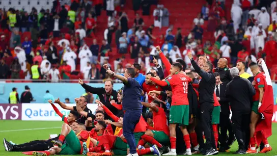 Marokko steht als erstes afrikanisches Team im Halbfinale einer WM. (Foto: Tom Weller/dpa)