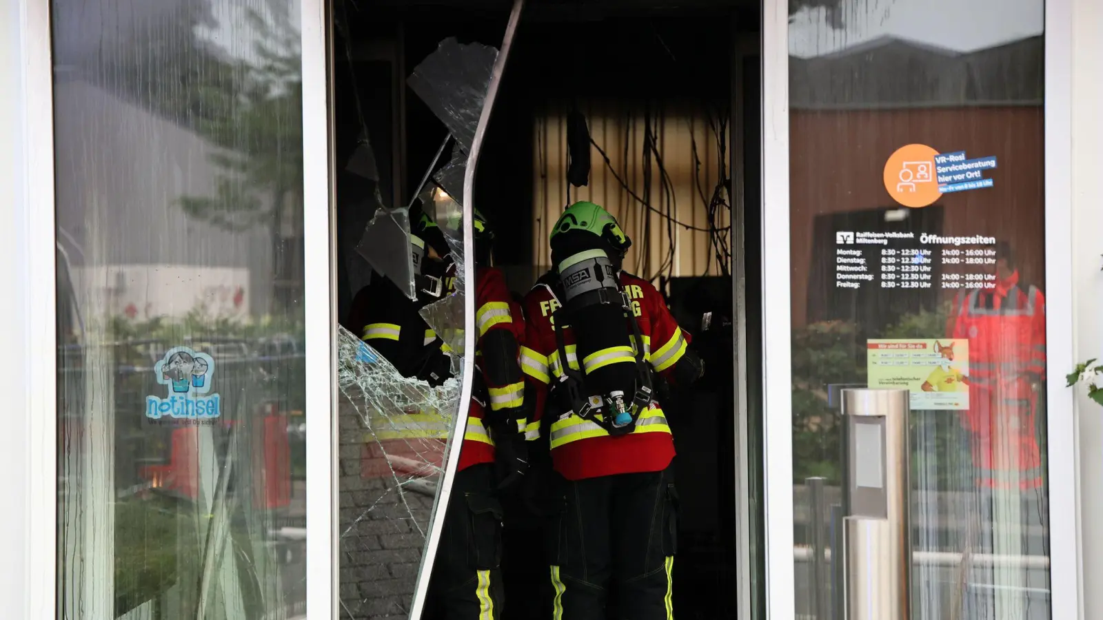 Ende Juli schlugen Täter in einem Geschäftsgebäude im unterfränkischen Amorbach zu. (Archivbild) (Foto: Ralf Hettler/dpa)