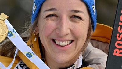 Preuß gewann vier WM-Medaillen und wurde Gesamtweltcup-Siegerin. (Foto: Martin Schutt/dpa)