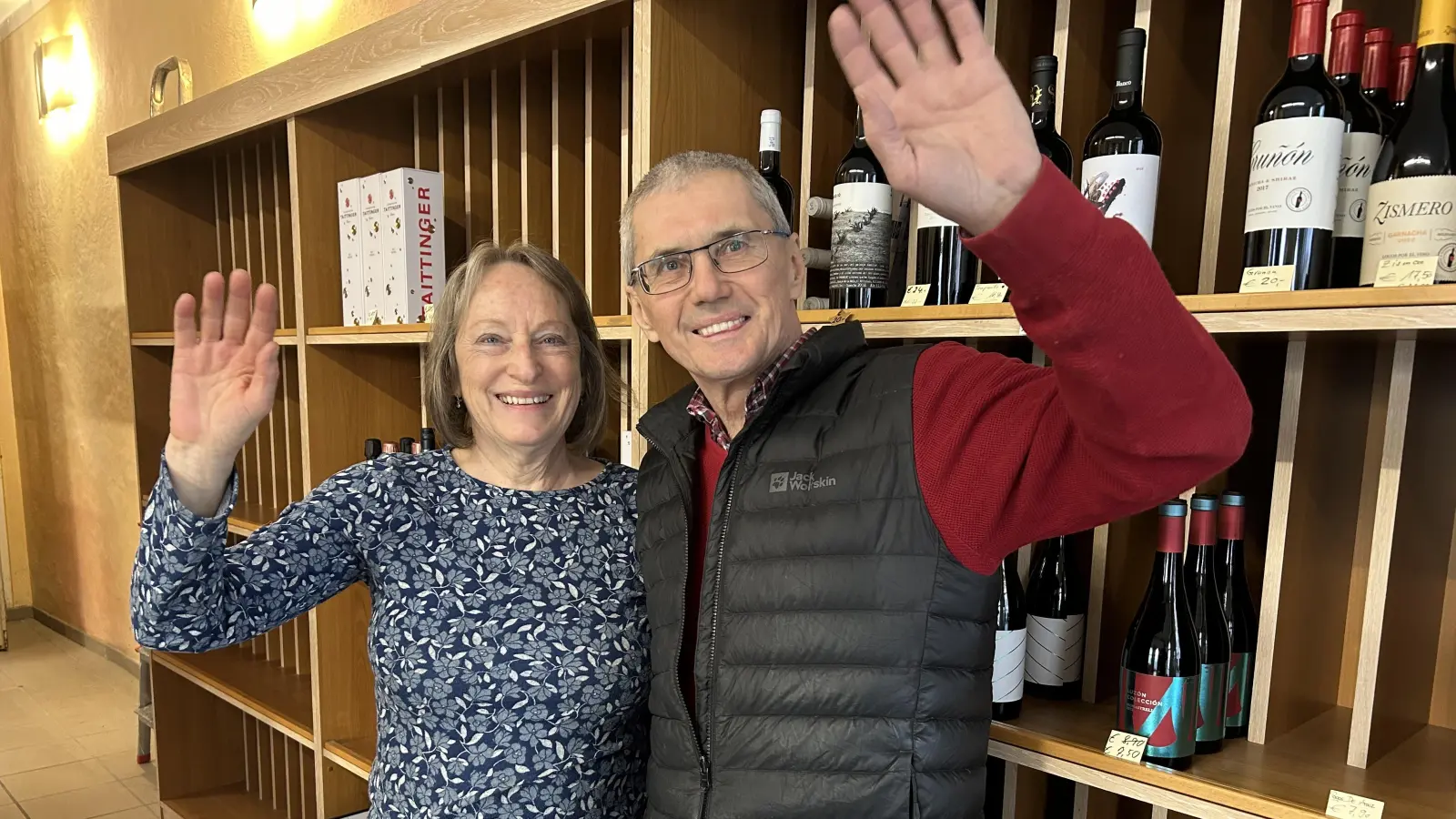 Sag zum Abschied leise Servus: Hermann Santa und Herta Meyerhöfer haben ihr Weinkontor für immer geschlossen. (Foto: Florian Pöhlmann)