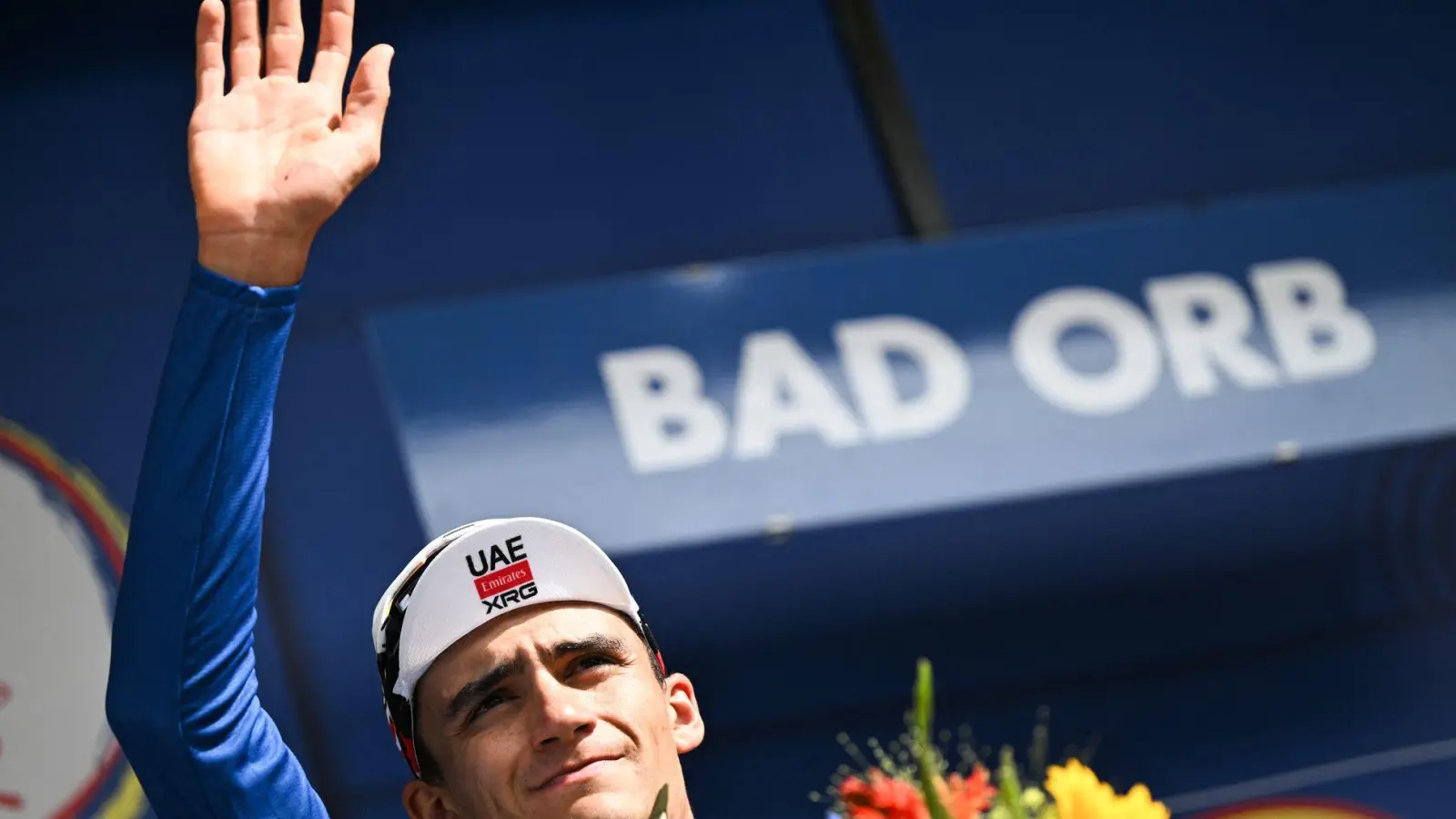 Hat das Blaue Trikot verloren: Isaac del Toro (Foto: Florian Wiegand/dpa)