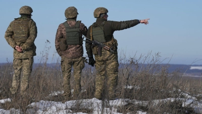 Die USA warnen vor einer bevorstehenden russischen Invasion in der Ukraine. (Foto: Vadim Ghirda/AP/dpa)