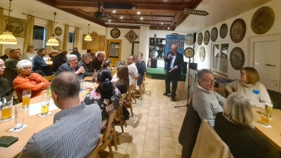 Georg Gerhäuser plädierte beim Aschermittwoch der Bad Windsheimer CSU für einen Neustart. (Foto: Anna Franck)