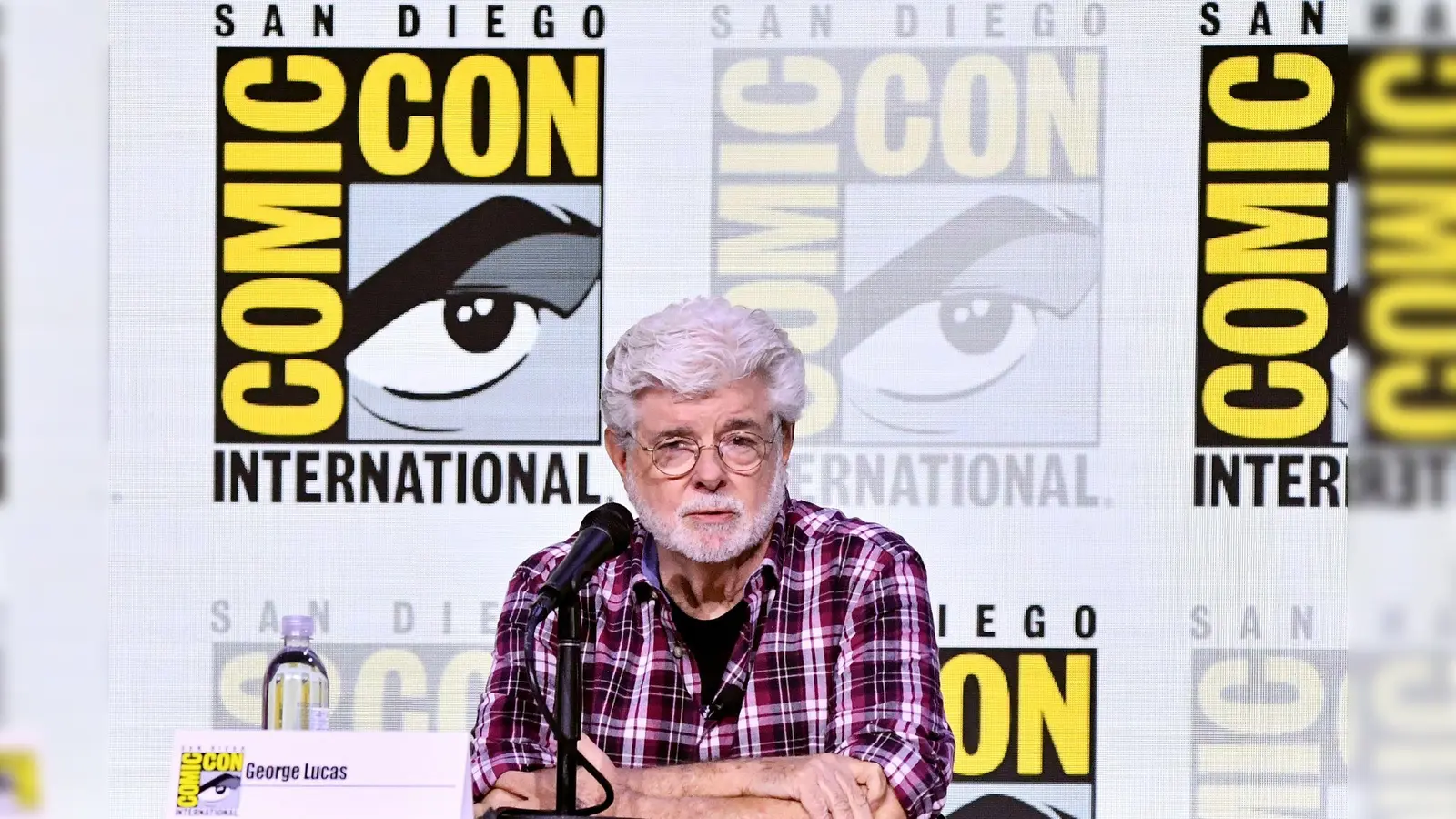 „Star Wars“-Schöpfer George Lucas wird als Museums-Gründer gefeiert.  (Foto: Richard Shotwell/Invision/AP/dpa)