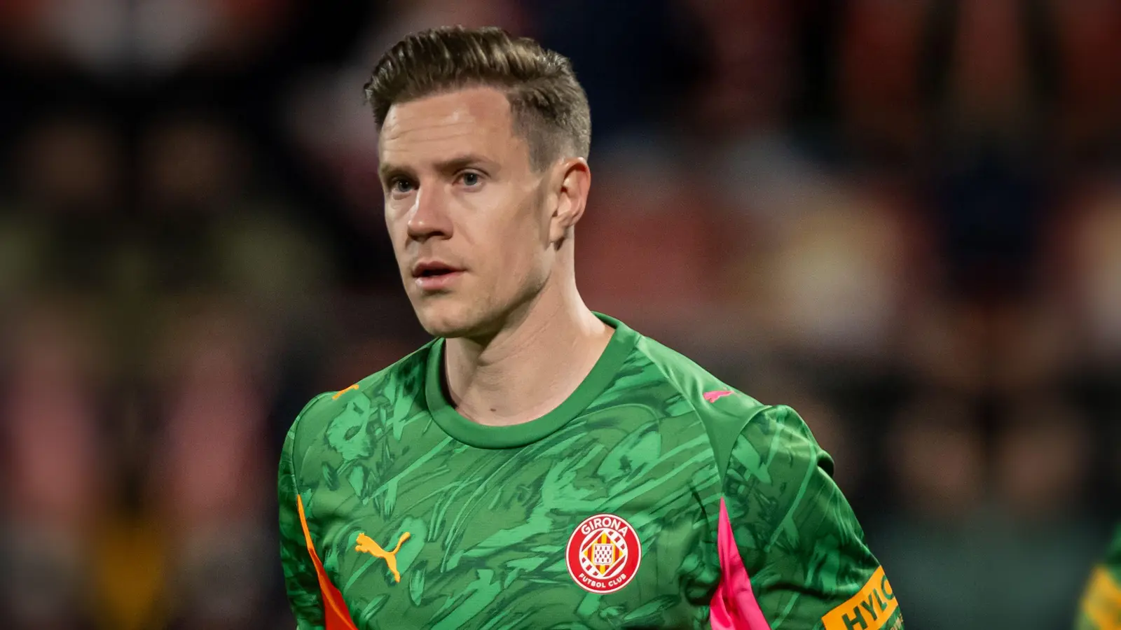 Deutschlands eigentliche Nummer 1 hat sich erneut verletzt, teilte sein Club, der FC Girona, mit. (Archivbild) (Foto: Felipe Mondino/LiveMedia-IPA/ZUMA Press Wire/dpa)