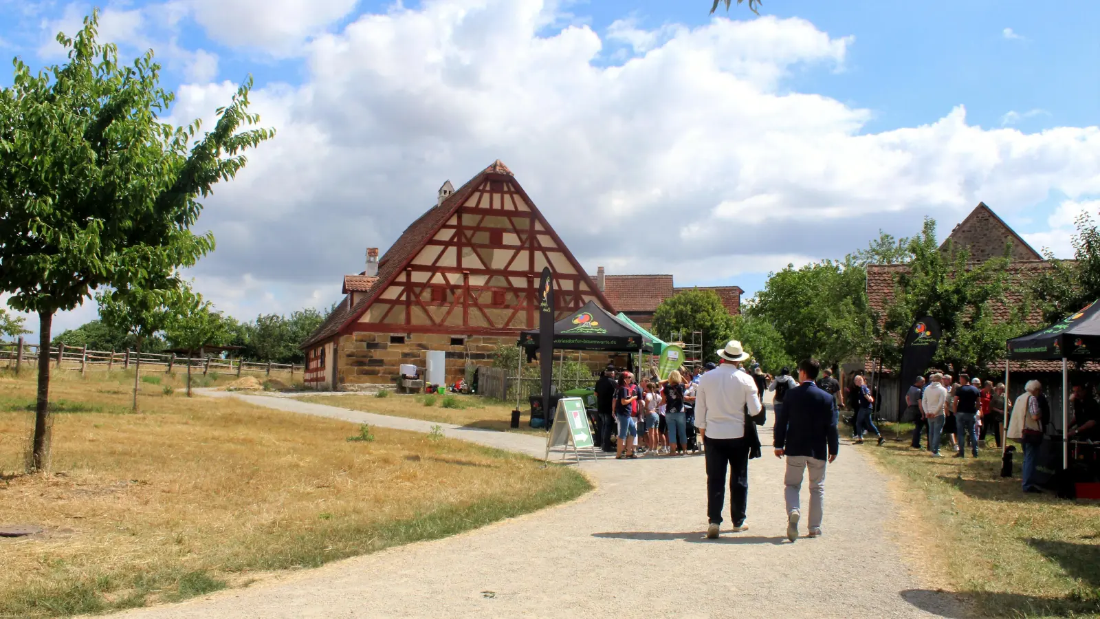 Über 100 Programmpunkte erwarteten die Gäste des Fränkischen Freilandmuseums. (Foto: Diane Mayer)