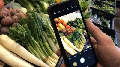 Im Workshop lernen die Teilnehmenden, wie sie ihre regionalen Produkte in Videos bestmöglich in Szene setzen können. (Foto: Landratsamt Ansbach/Andrea Denzinger)