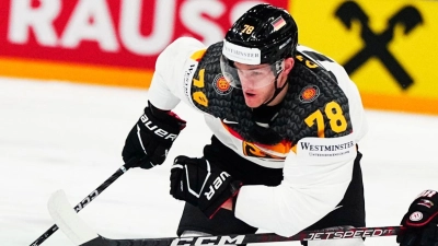 Nico Sturm spielt in de NHL für die San Jose Sharks. (Foto: Pavel Golovkin/AP/dpa)