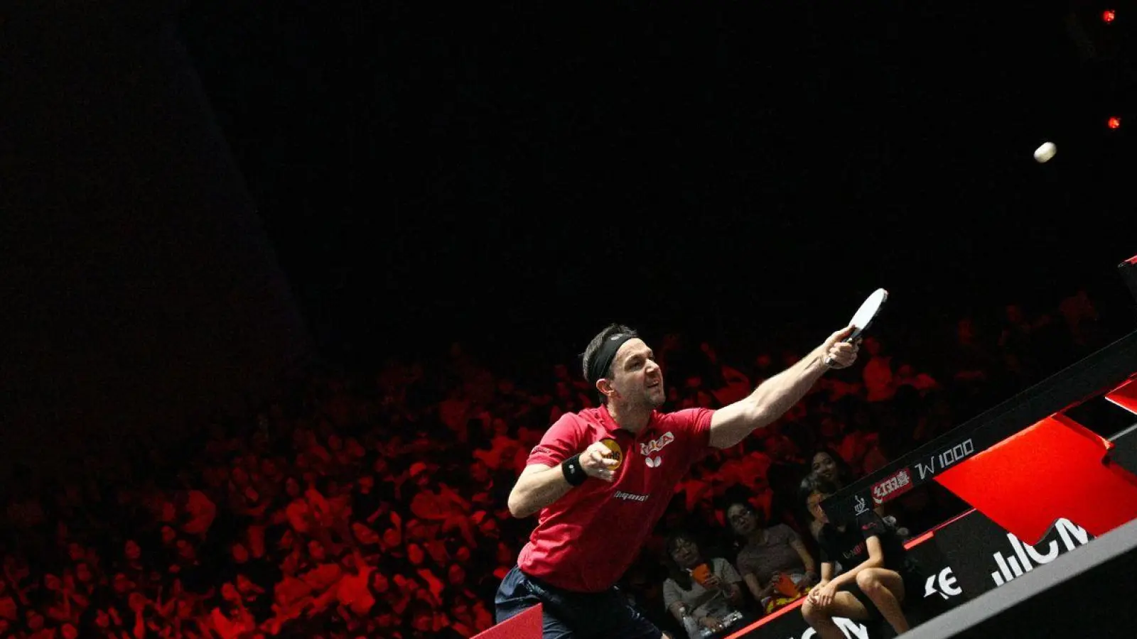 Musste sich beim Grand-Smash-Turnier in Singapur im Viertelfinale geschlagen geben: Timo Boll. (Foto: Then Chih Wey/XinHua/dpa)