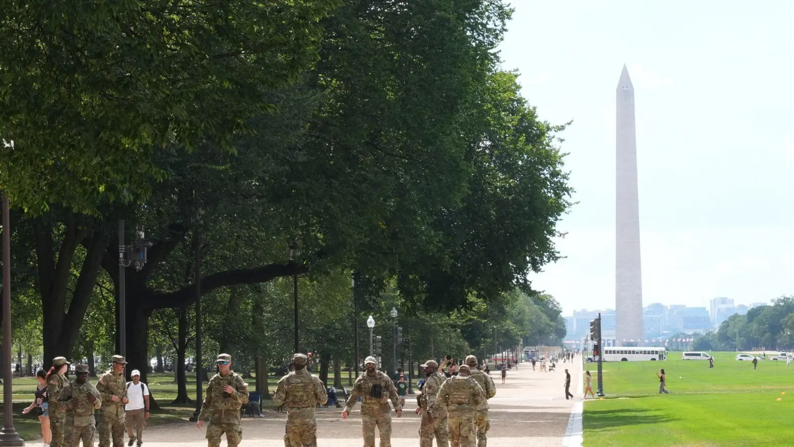 An Trumps Entscheidung, die Nationalgarde in Washington einzusetzen, gibt es reichlich Kritik. (Archivbild) (Foto: Jacquelyn Martin/AP/dpa)