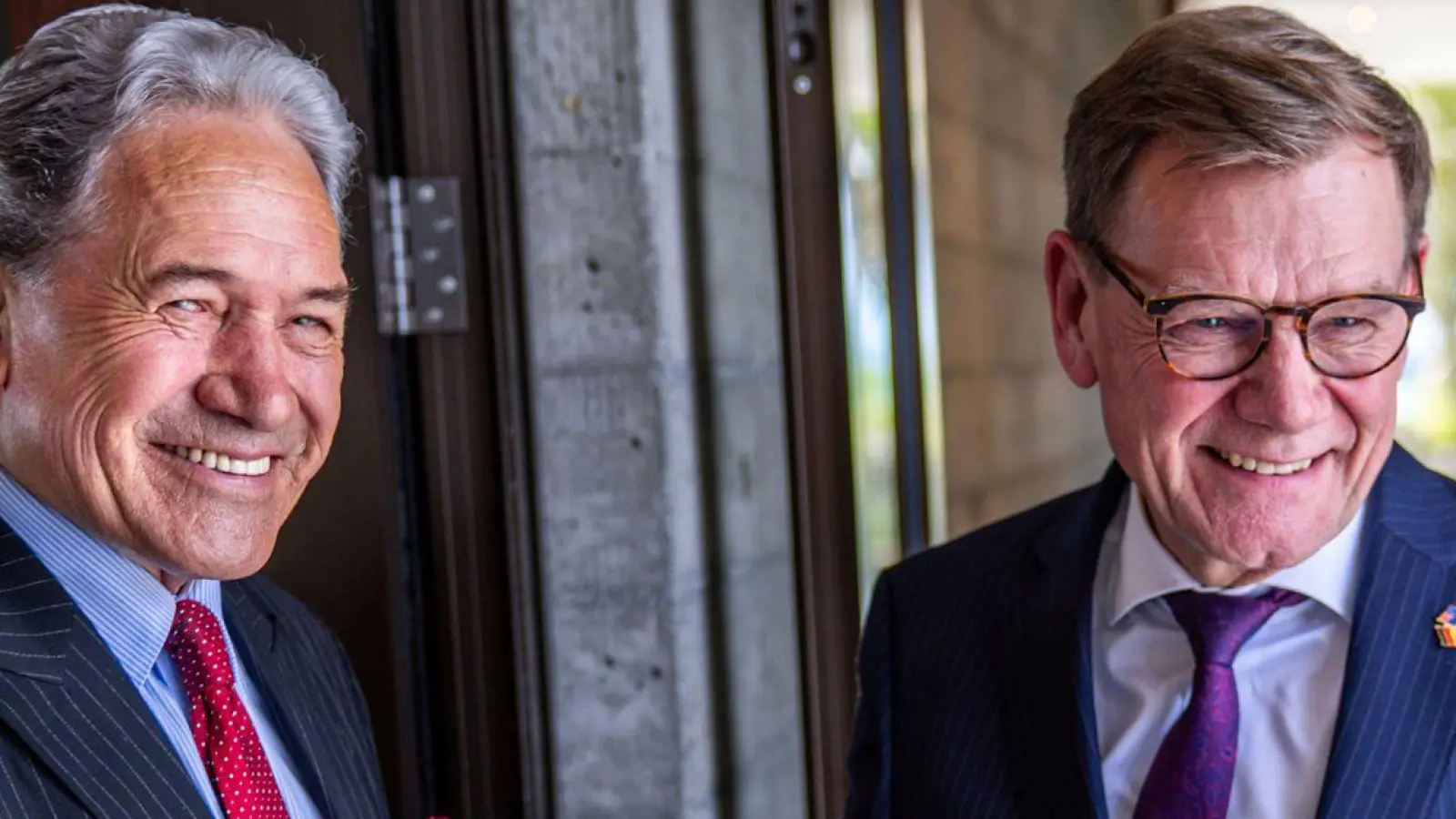 Beim Treffen von Außenminister Johann Wadephul (CDU) mit seinem neuseeländischen Kollegen Winston Peters spielt auch der russische Angriffskrieg gegen die Ukraine eine Rolle. (Foto: Jens Büttner/dpa)