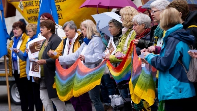Auch Reformgruppen sind auf dem Katholikentag unterwegs. (Foto: Sven Hoppe/dpa)