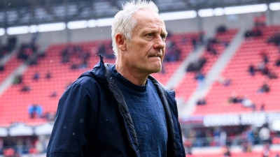 Christian Streich hört im Sommer als Trainer des SC Freiburg auf. (Foto: Tom Weller/dpa)