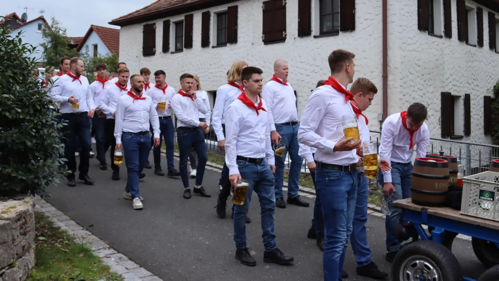 Der traditionelle Kerwaumzug findet am Sonntag um 13.30 Uhr statt. (Foto: Rainer Fritsch)