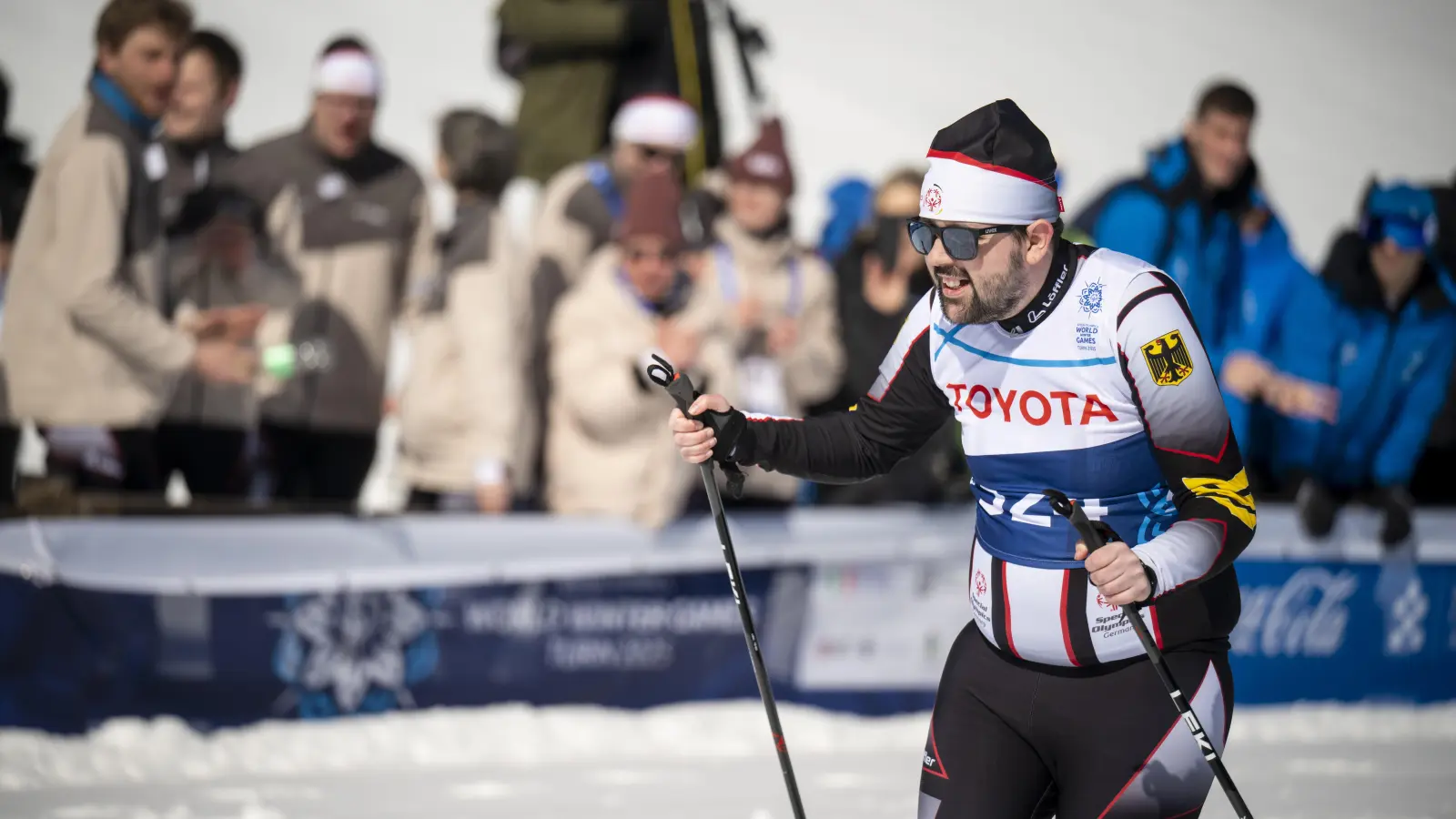 Ein Sieg, ein vierter Platz: Das ist die Erfolgsbilanz von David Paudert bei den Special Olympics Weltspielen in Turin. (Foto: Will Schermerhorn)