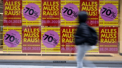 Die Zahl der großen Pleiten in Deutschland nimmt Kurs auf das Rekord-Niveau von 2020. (Foto: Sven Hoppe/dpa)