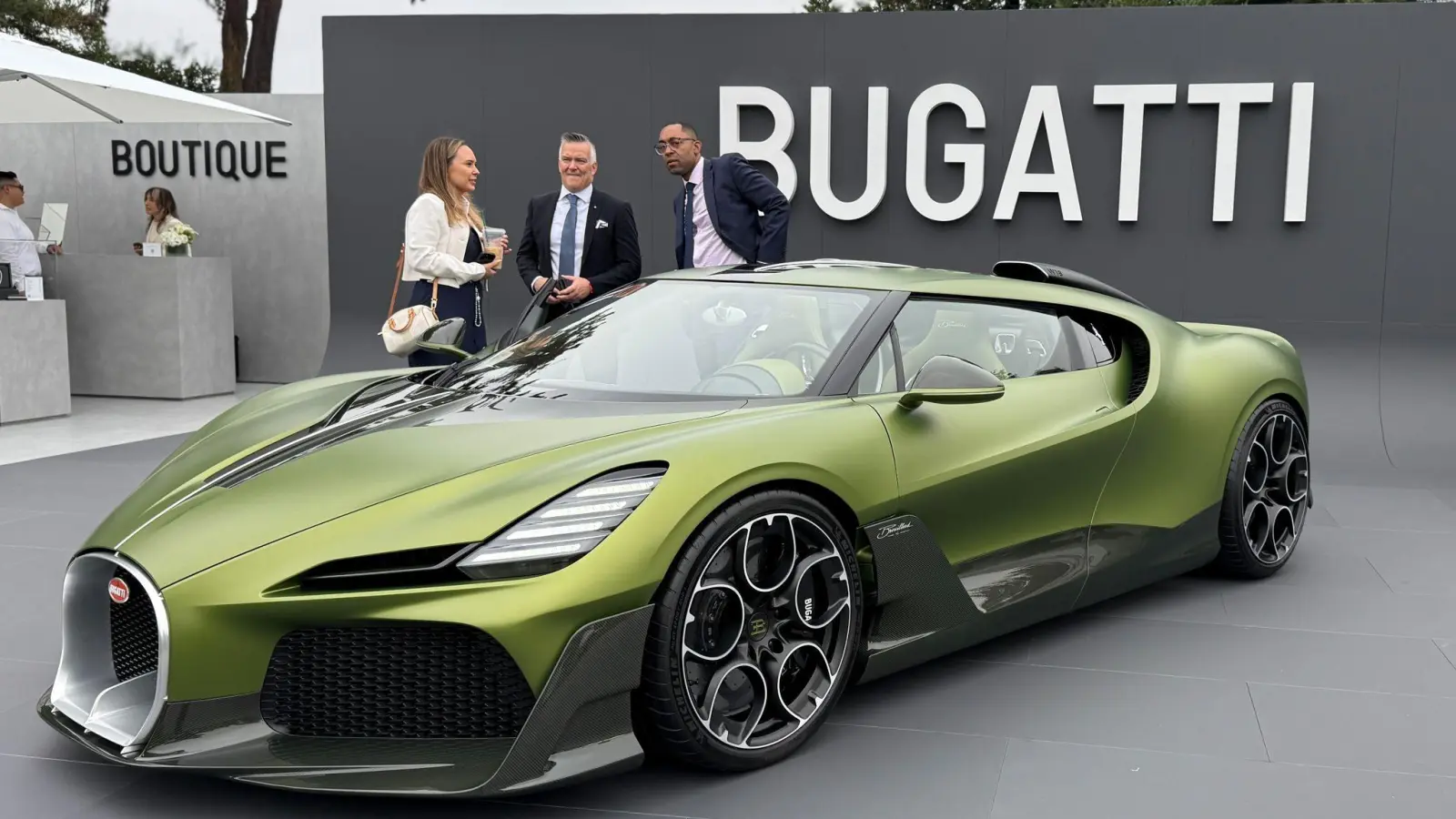 Ein Bugatti Brouillard. (Archivbild) (Foto: Thomas Geiger/dpa-tmn)