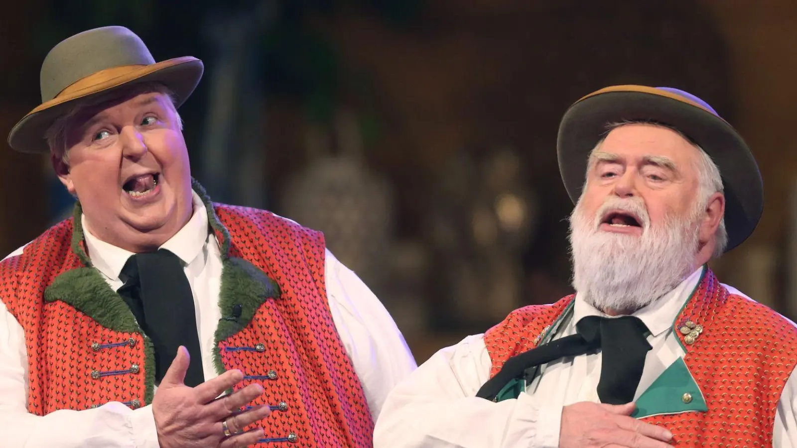 Die „Wildecker Herzbuben” sind mit dem 1989 veröffentlichten Hit „Herzilein“ bekanntgeworden. (Archivbild) (Foto: Bodo Schackow/dpa)