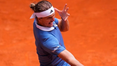Kassierte einen weiteren Rückschlag vor den French Open: Alexander Zverev. (Foto: Manu Fernandez/AP/dpa)