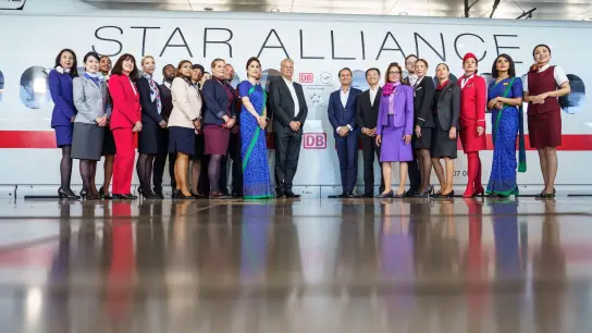 Die Deutsche Bahn wird als erstes branchenfremdes Unternehmen Teil des Airline-Bündnisses Star Alliance. (Foto: Frank Rumpenhorst/dpa)