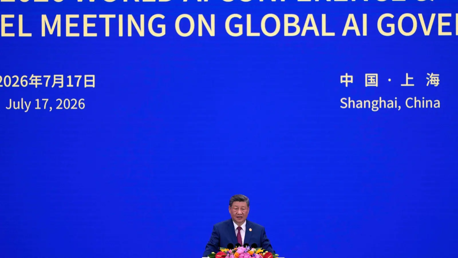 Das Thema KI ist für die chinesische Staats- und Parteiführung von großer Bedeutung.  (Foto: Ng Han Guan/AP Pool/AP/dpa)