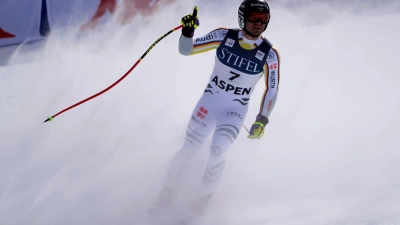 Skirennfahrer Andreas Sander führt das deutsche Speed-Aufgebot beim Saisonfinale in Soldeu an. (Foto: John Locher/AP/dpa)