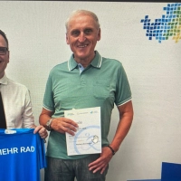 Norbert Kreitinger ist der Sieger. (Foto: Landratsamt/Anne Wagner)