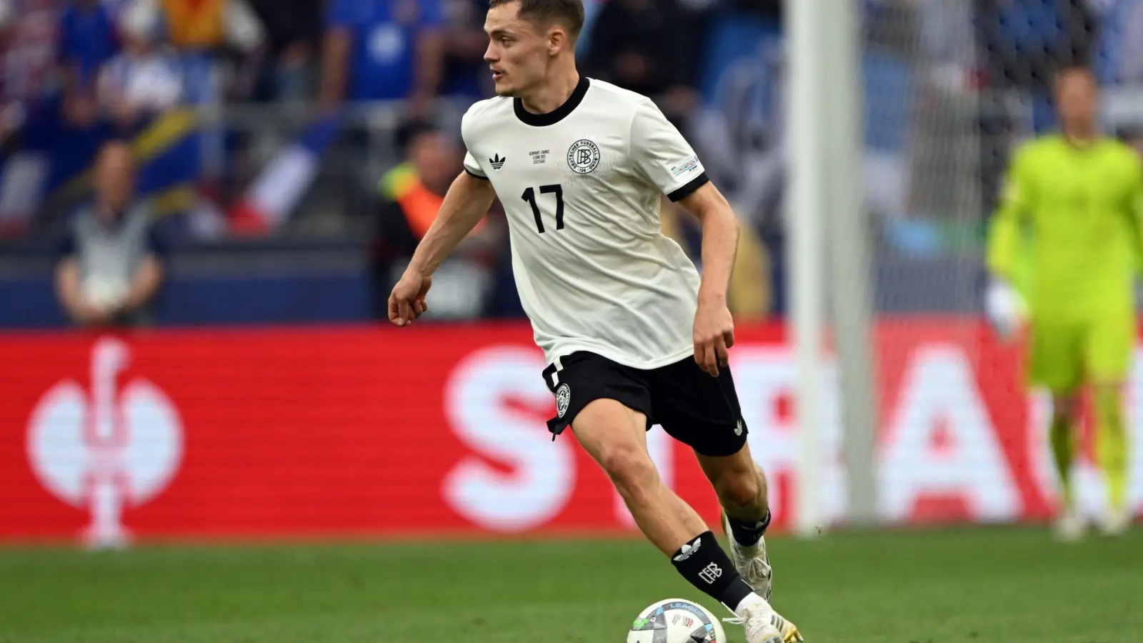 Auf dem Weg nach Liverpool: Der deutsche Nationalspieler Florian Wirtz. (Foto: Federico Gambarini/dpa)