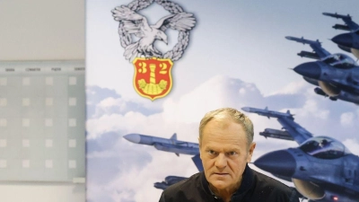 Polens Regierungschef Donald Tusk gab bekannt, dass der Geheimdienst acht mutmaßliche Saboteure gefasst hat. (Archivbild) (Foto: Marian Zubrzycki/PAP/dpa)