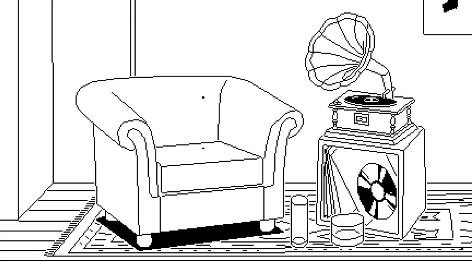 Sehen Sie den Punkt auf der Rückenlehne? „Time Flies“ macht Spieler zur Fliege und packt ein ganzes Leben in wenige Sekunden. (Foto: Playables/Panic/dpa-tmn)