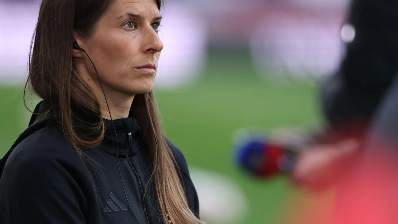 Sie steht erneut im Mittelpunkt: Marie-Louise Eta.  (Foto: Jan Woitas/dpa)