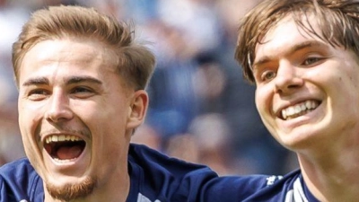 Herthas Jungstar Kennet Eichhorn wird von vielen Bundesliga-Clubs umworben.  (Foto: Andreas Gora/dpa)