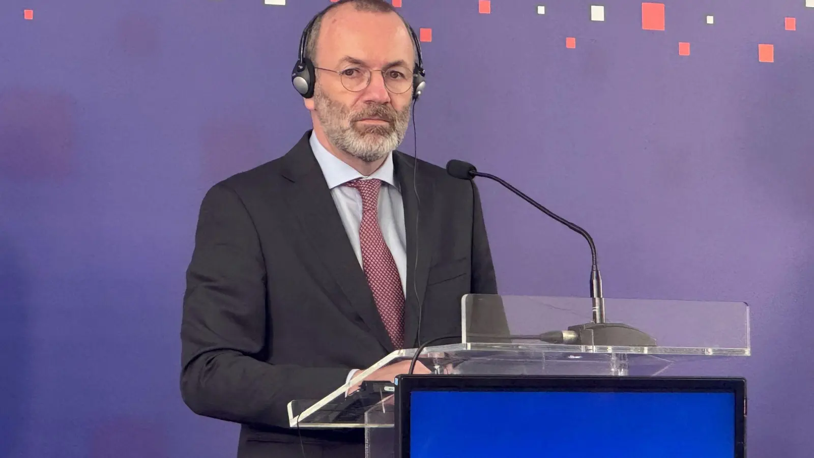 EVP-Chef Weber äußert sich beim Spitzentreffen in Zagreb zu einem sechs Jahre alten Vorschlag aus Frankreich, der jetzt aktueller ist denn je. (Foto: Michael Fischer/dpa)