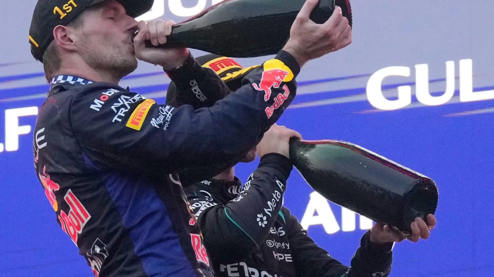 Auf diesen Sieg musste Verstappen länger warten.  (Foto: Aijaz Rahi/AP/dpa)