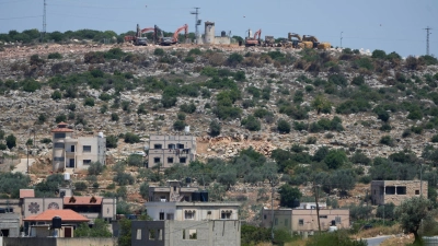 Westliche Staaten kritisieren den Siedlungsbau im Westjordanland. (Archivbild) (Foto: Nasser Nasser/AP/dpa)