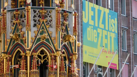 Der Evangelische Kirchentag findet vom 7. bis 11. Juni 2023 in Nürnberg statt. (Foto: Daniel Karmann/dpa)
