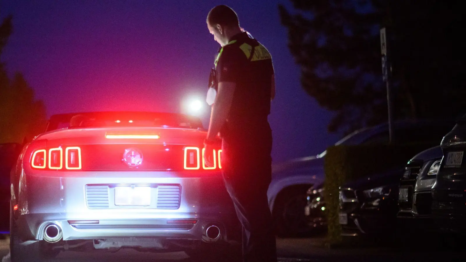 Als die Polizei das Treffen auflösen will, eskaliert die Lage. (Symbolbild) (Foto: Julian Stratenschulte/dpa)