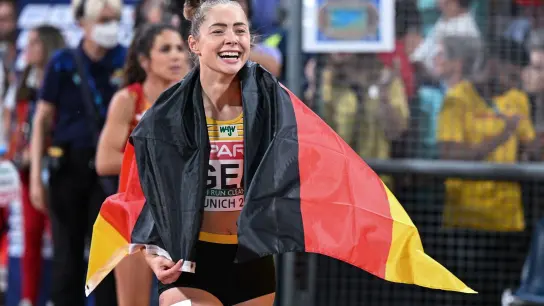 Holte EM-Gold über 100 Meter und mit der Staffel über 4 x 100 Meter: Gina Lückenkemper. (Foto: Sven Hoppe/dpa)
