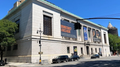 Pünktlich zum 250. Geburtstag der USA erzählt das New York Historical Museum die Geschichte der US-Demokratie.  (Foto: Christina Horsten/dpa)