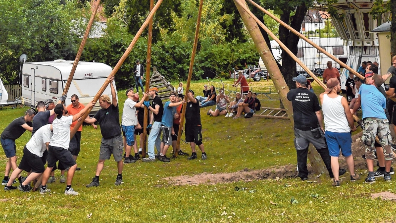 Viel Spaß auf der Kirchweih in Willmersbach. (Foto: Gudrun Schwarz-Köhler)