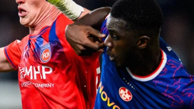 Heidenheim und Kaiserslautern lieferten sich ein umkämpftes Duell. (Foto: Tom Weller/dpa)